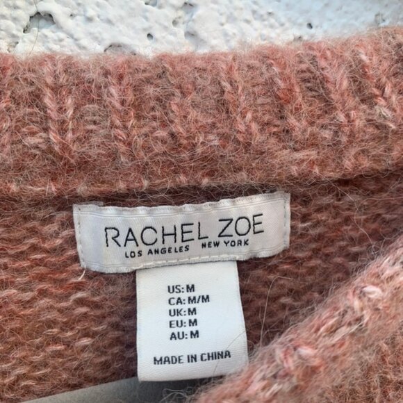 Thick Knit Cozy Red/Pink Sweater - Rachel Zoe - Picture 3 of 4